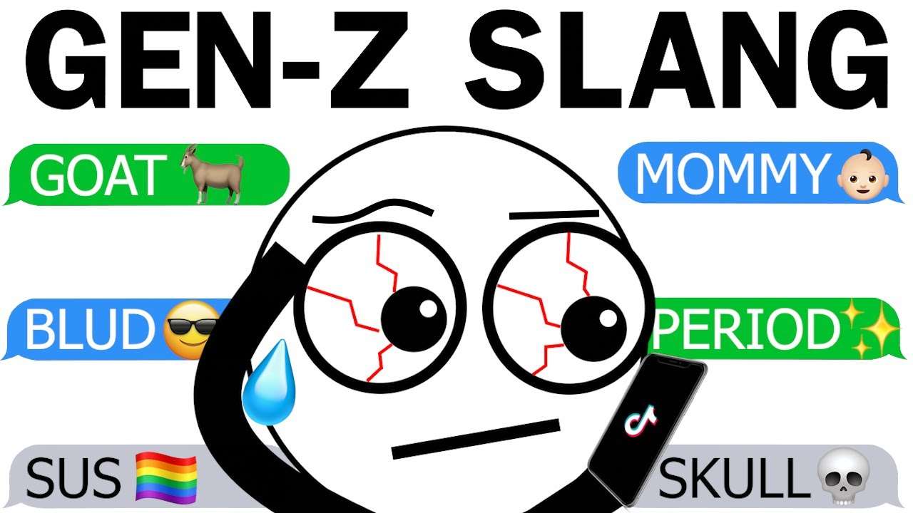 Chart showing popular Gen Z slang words in 2025